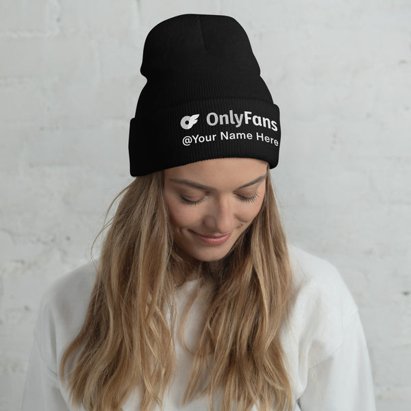 Onlyfans Beanie Me Up, Babe! Personalized Custom Name Cuffed Beanie