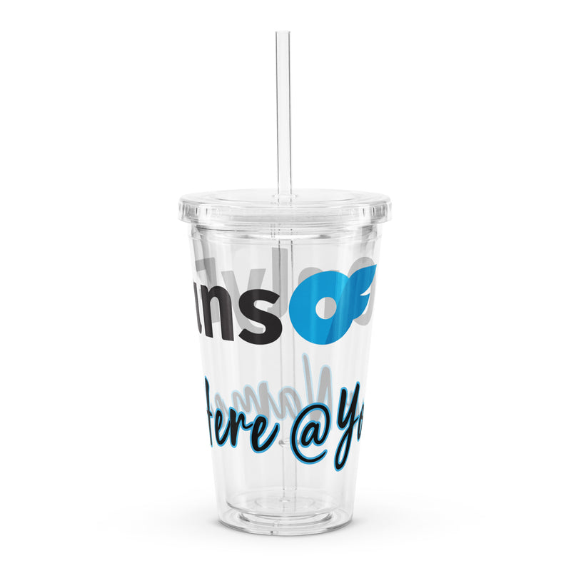 Onlyfans Personalized Thirst Trap Deluxe: Custom Clear plastic tumbler