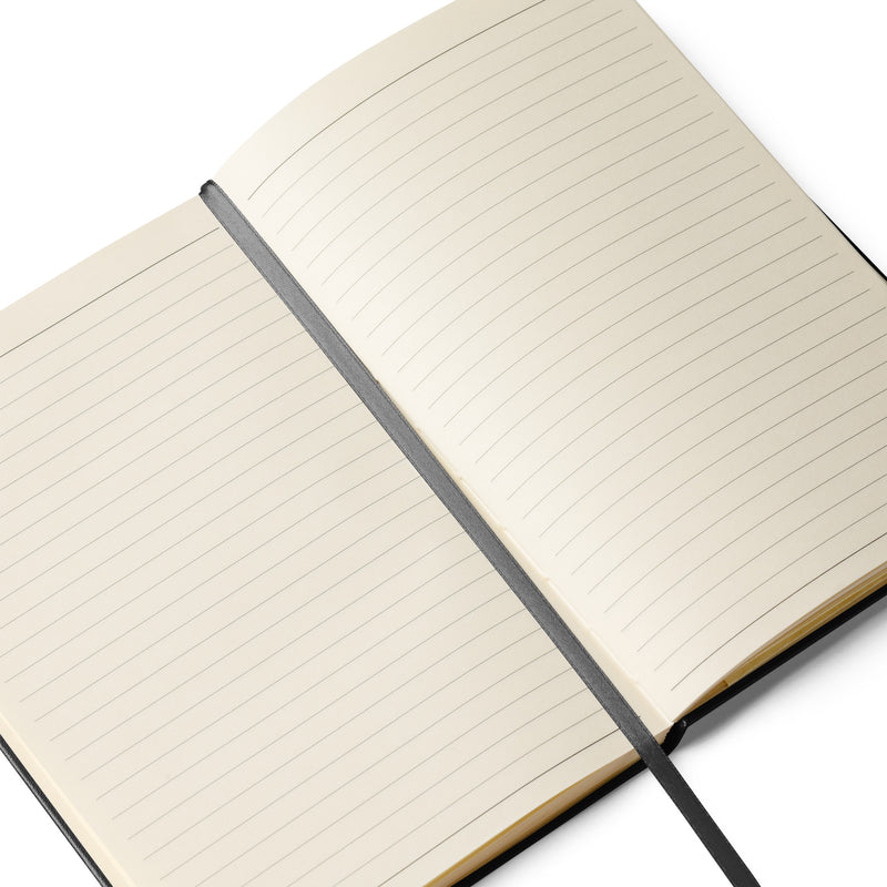 Personalized Text Notebook Custom Name Journal Blank Lined Spiritual Celestial Hardcover bound notebook