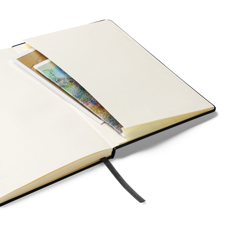 Personalized Text Notebook Custom Name Journal Blank Lined Spiritual Celestial Hardcover bound notebook