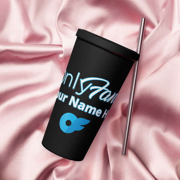 Onlyfans Hydrate your Hotness Personalized Custom Insulated tumbler with a straw