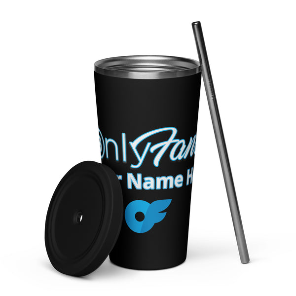 Onlyfans Hydrate your Hotness Personalized Custom Insulated tumbler with a straw