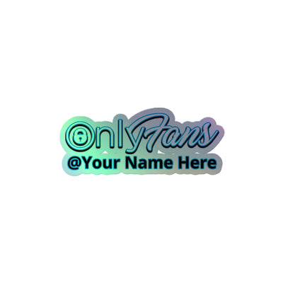 Onlyfans Personalized Custom Holographic stickers