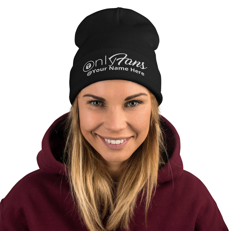 Onlyfans Personalized Custom Embroidered Beanie Unisex Men Women - Attire T LLC