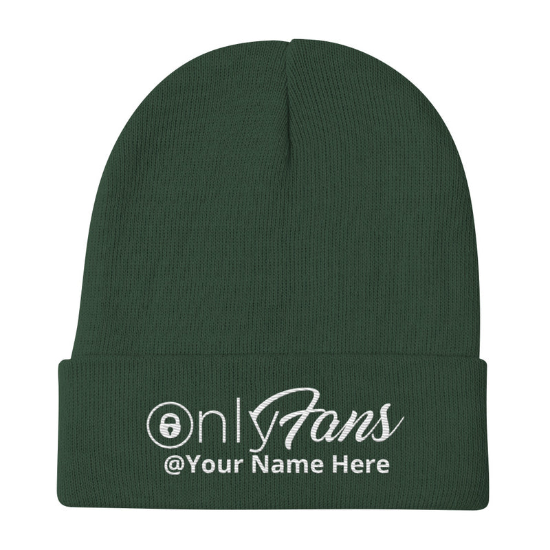 Onlyfans Personalized Custom Embroidered Beanie Unisex Men Women - Attire T LLC