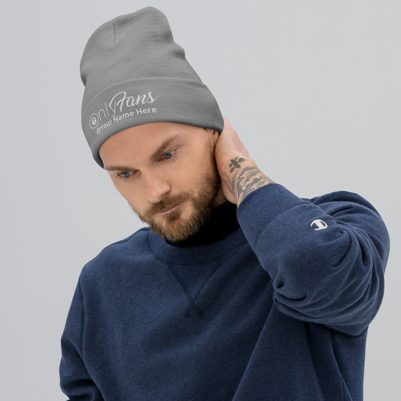 Onlyfans Personalized Custom Embroidered Beanie Unisex Men Women - Attire T LLC