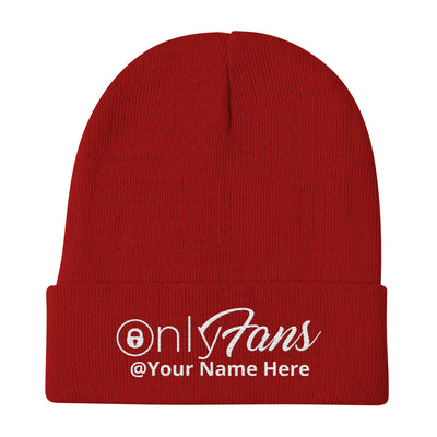 Onlyfans Personalized Custom Embroidered Beanie Unisex Men Women
