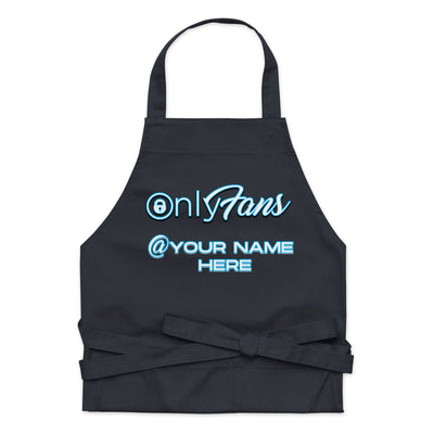 Personalized Onlyfans Custom Organic Cotton Apron