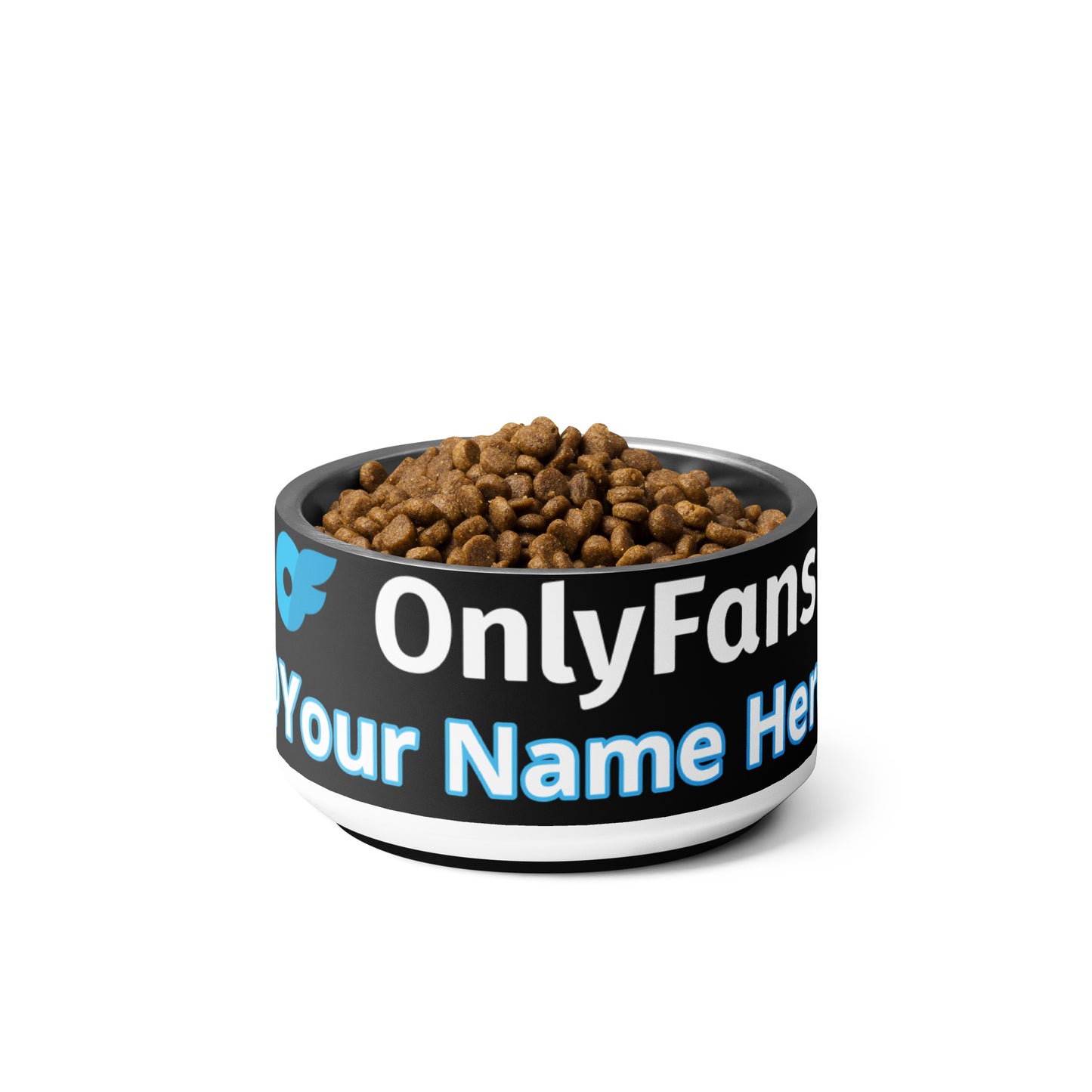 Onlyfans Personalized Custom Stainless Steel Pamper Your Pet's Palate with Pleasure: Onlyfans Exclusive Custom Pet Bowl