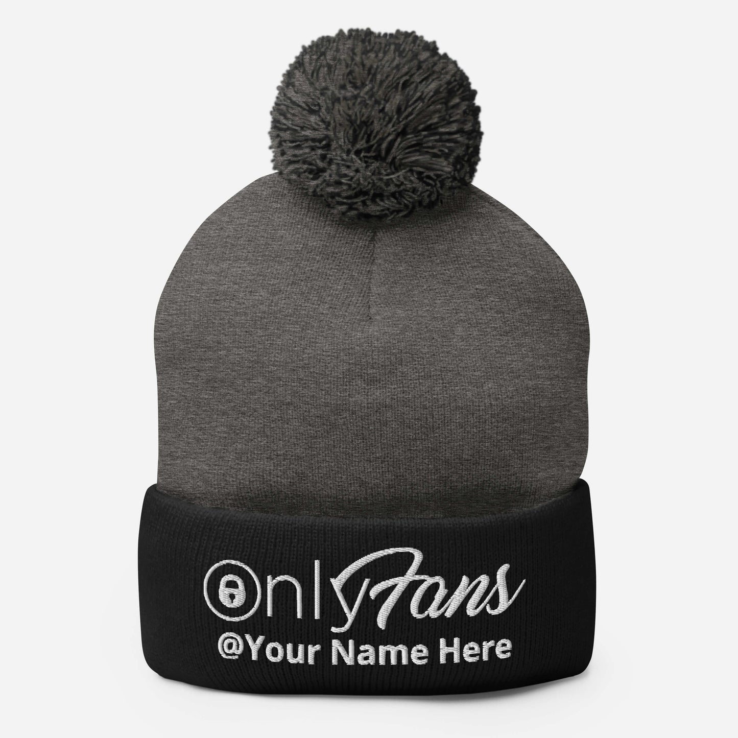 Onlyfans Personalized Custom Gender Neutral Unisex Pom-Pom Beanie