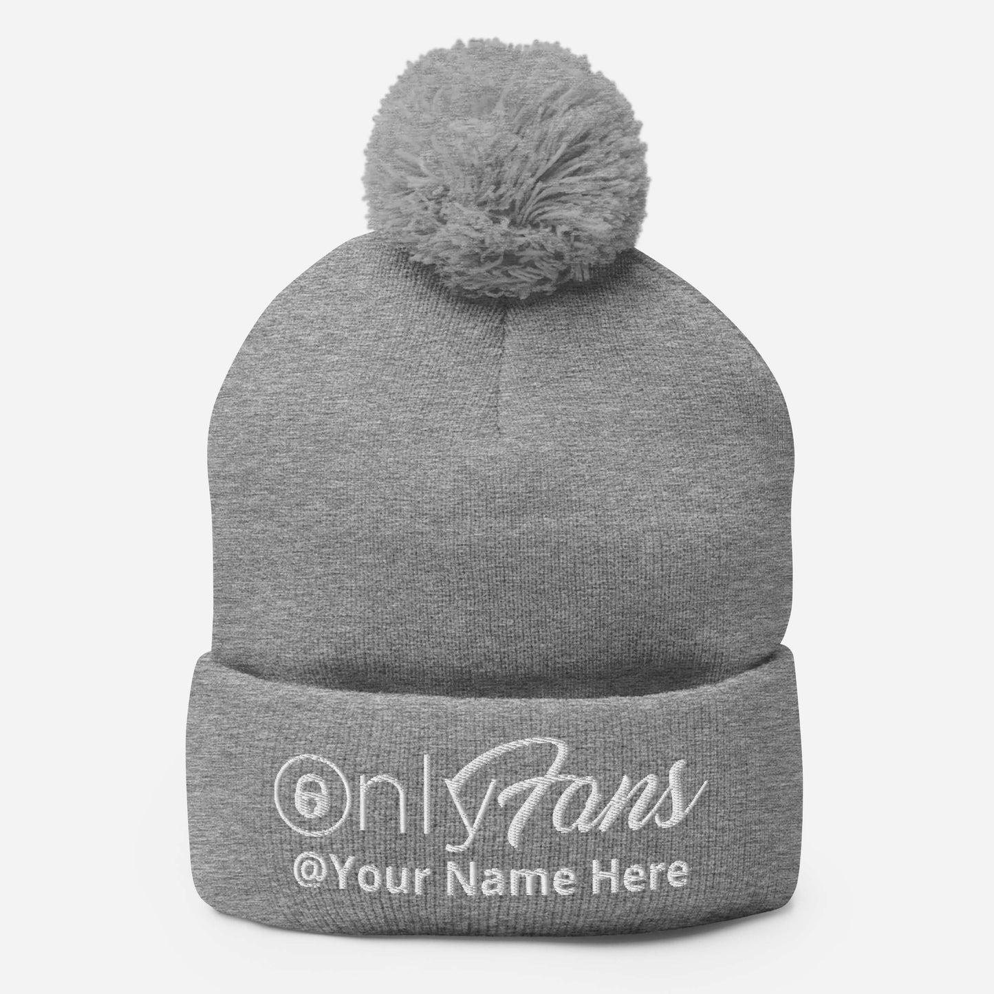Onlyfans Personalized Custom Gender Neutral Unisex Pom-Pom Beanie