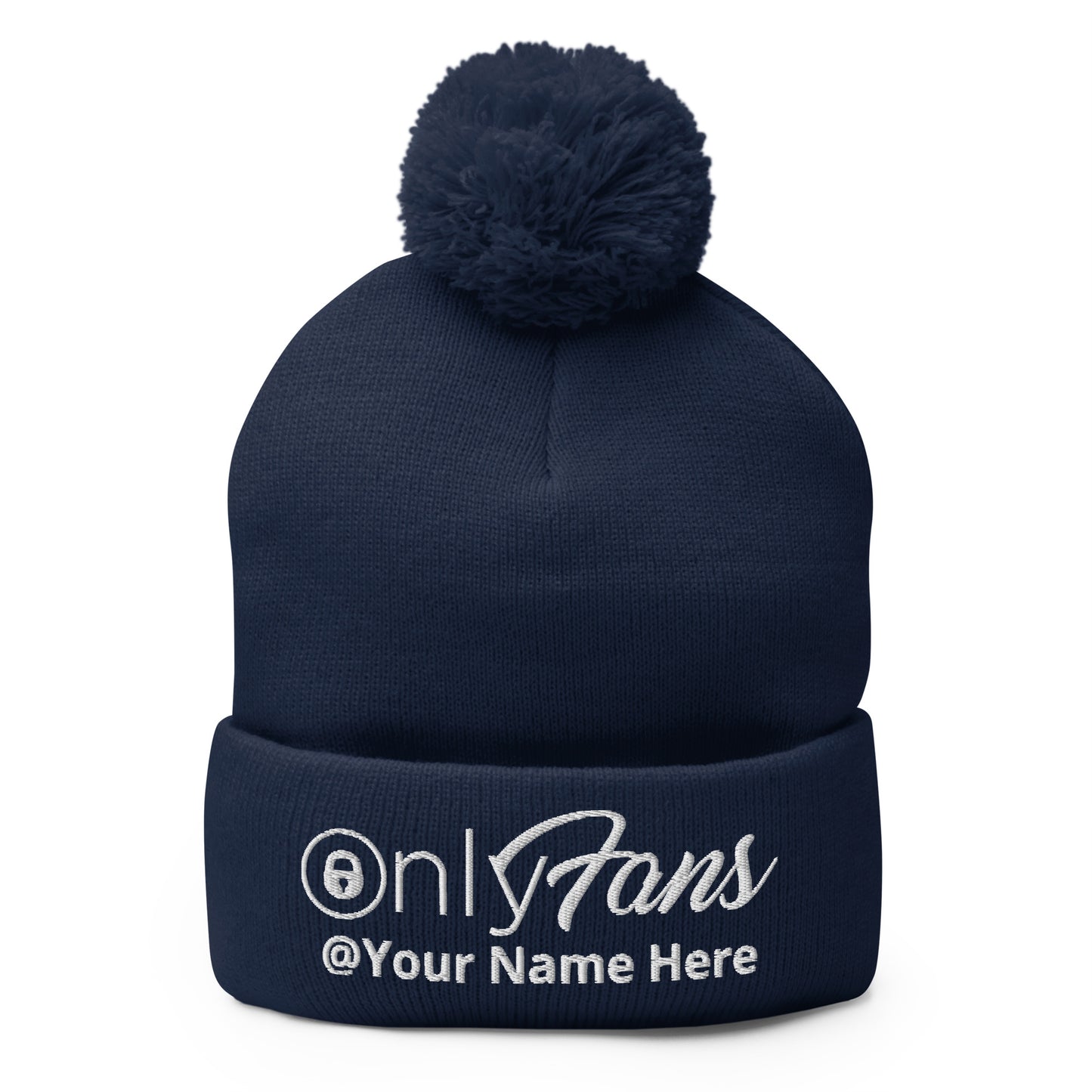 Onlyfans Personalized Custom Gender Neutral Unisex Pom-Pom Beanie