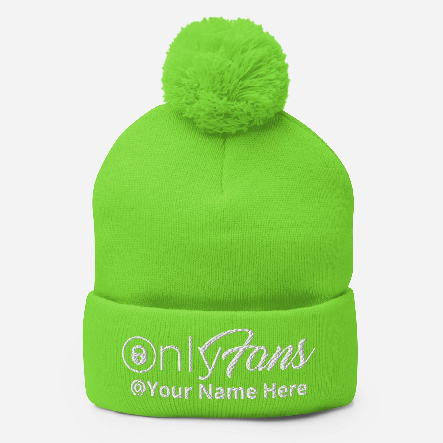 Onlyfans Personalized Custom Gender Neutral Unisex Pom-Pom Beanie