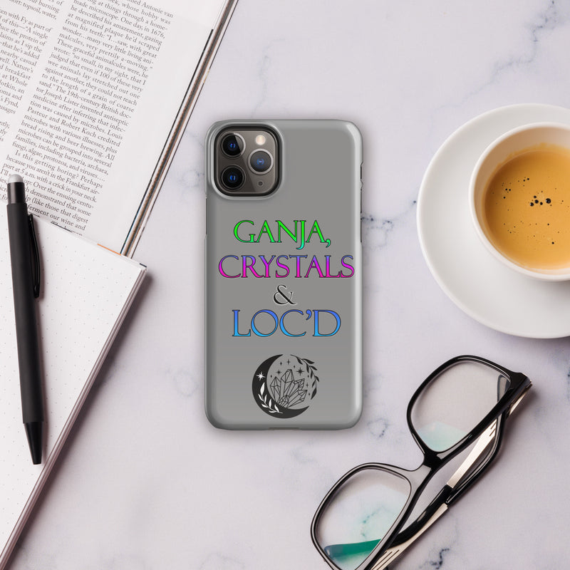 Ganja, Crystals, and Loc'd Snap case for iPhone® - Attire T LLC