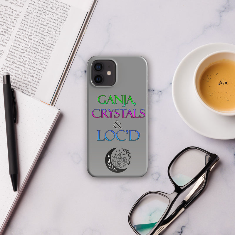 Ganja, Crystals, and Loc'd Snap case for iPhone® - Attire T LLC