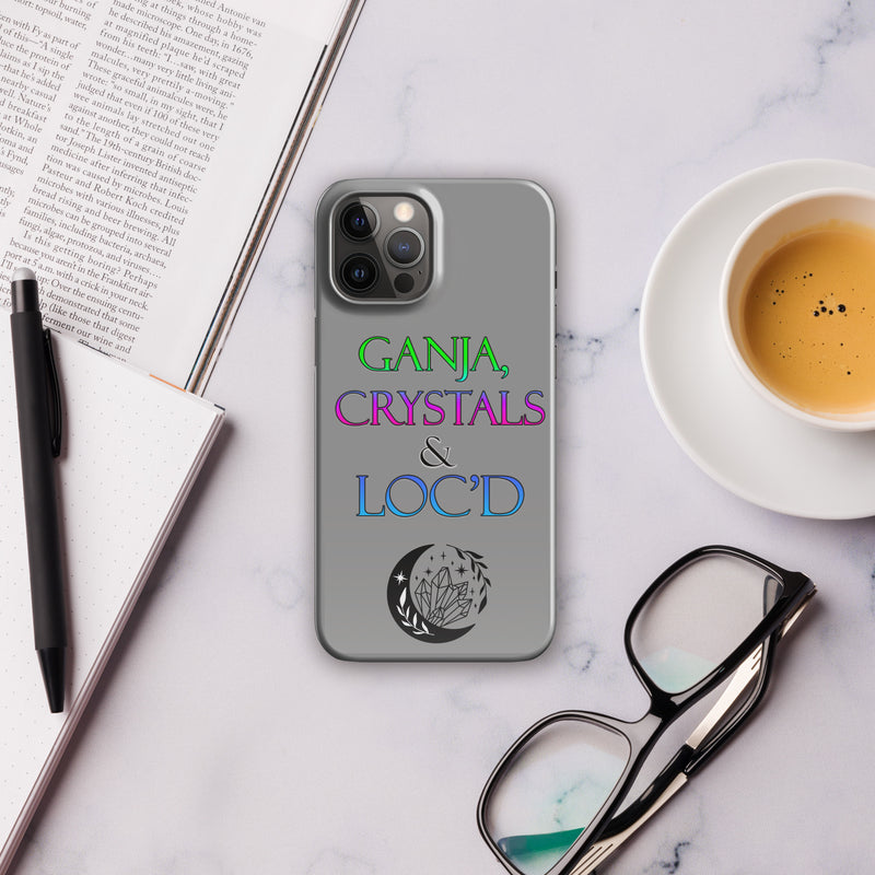 Ganja, Crystals, and Loc'd Snap case for iPhone® - Attire T LLC