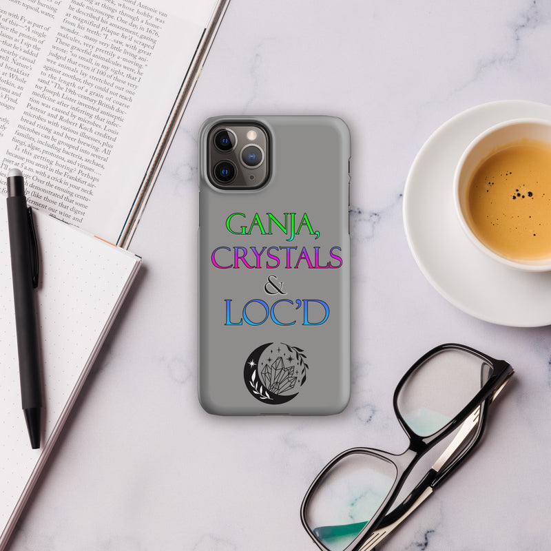 Ganja, Crystals, and Loc'd Snap case for iPhone® - Attire T LLC