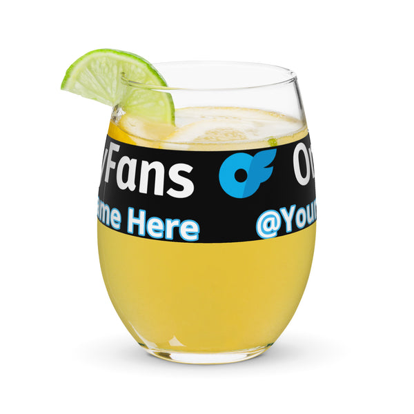 Onlyfans Sip and Tease Personalized Custom Stemless wine glass | Alcohol beverage drink cup | Summer glassware | Luxury Glass Cup | Tumblers | Vessel