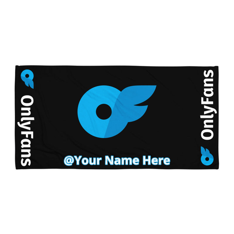 Onlyfans | Wrap Yourself in Seduction: Your Personalized Onlyfans Towel | Name Customization | Beach Towel | Pool Towel | Gym towel