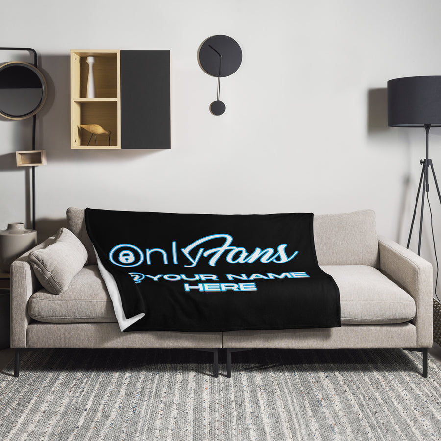 Personalized Custom Onlyfans Throw Blanket