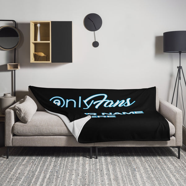 Personalized Custom Onlyfans Throw Blanket - Attire T LLC