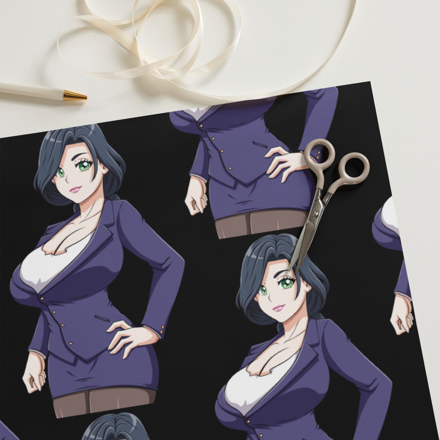 Custom Gifts Premier Wrapping Paper Harajuku Cute Japanese Style Anime Cartoon Girls Gift Wrap Cool Unique Wrapping paper sheets