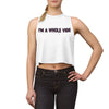 Women's I'm a whole vibe Crop top - Attire T