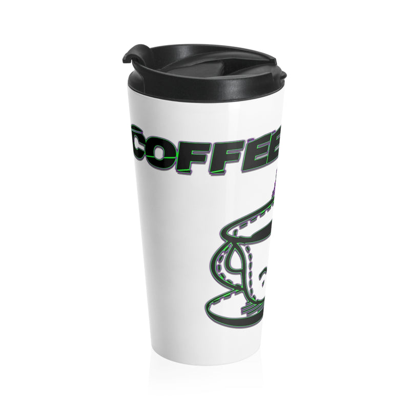 Coffee Addict Stainless Steel Travel Mug - Attire T