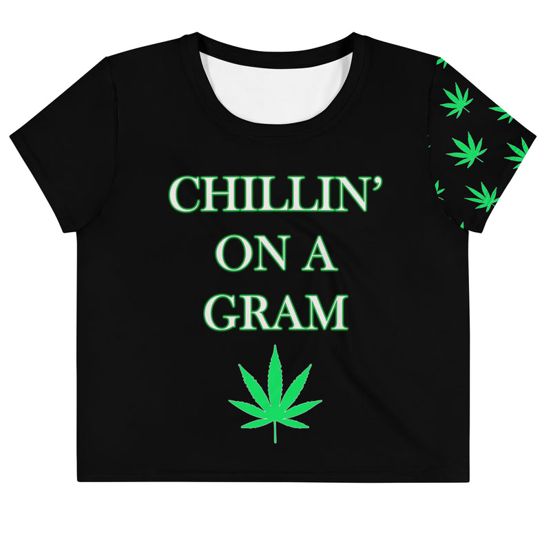 Chillin On a Gram Crop Tee - Attire T LLC