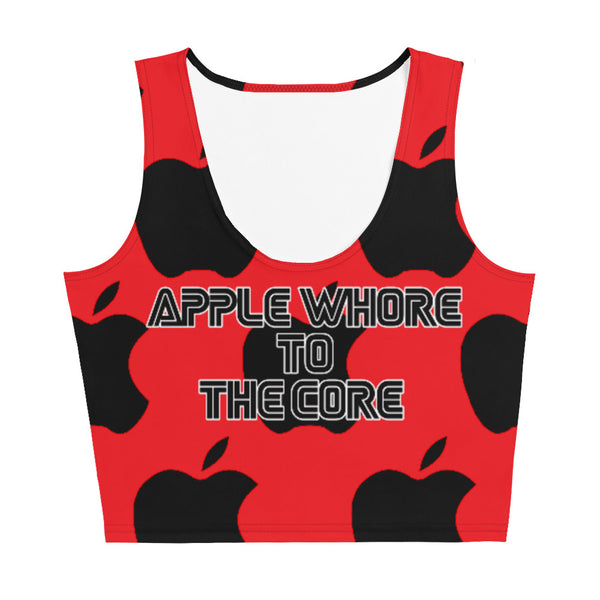 Apple Whore to the Core Crop Top - Attire T LLC