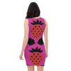 Strawberries BodyCon Bandage Dress - Attire T LLC