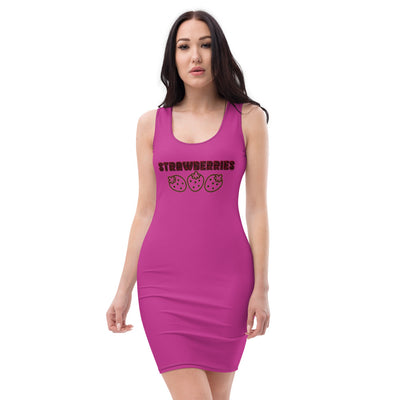 Strawberries BodyCon Bandage Dress