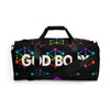God Body With Sacred Geometry in Chakra colors Custom Duffle bag
