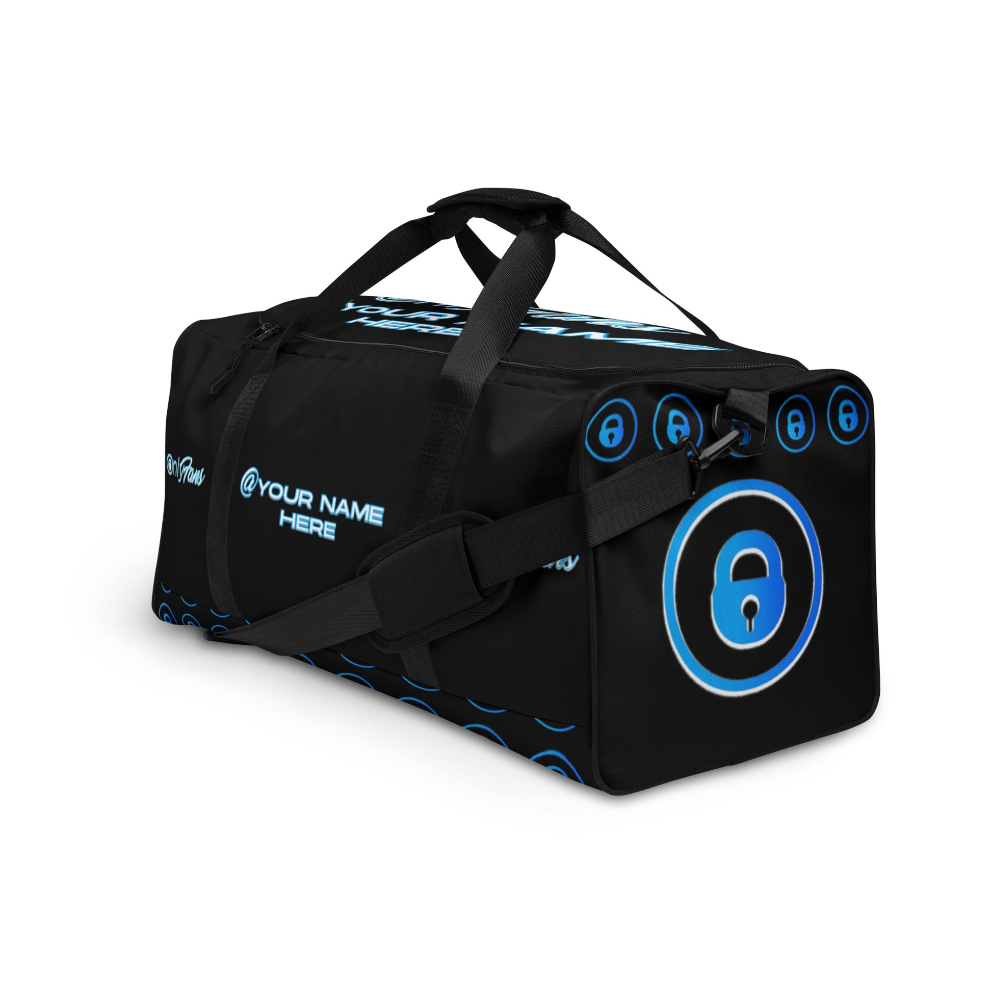 Personalized Custom OnlyFans Duffle bag ( UNISEX ) (Black) - Attire T LLC
