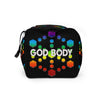 God Body With Sacred Geometry in Chakra colors Custom Duffle bag