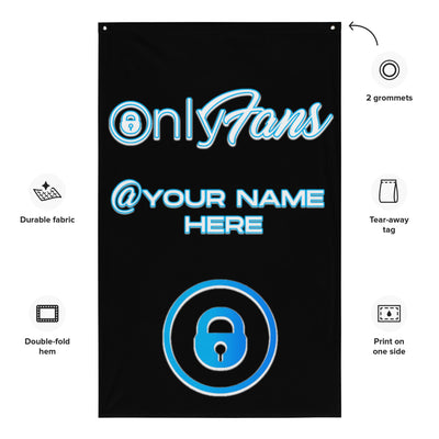 Personalized Custom ONLYFANS Flag
