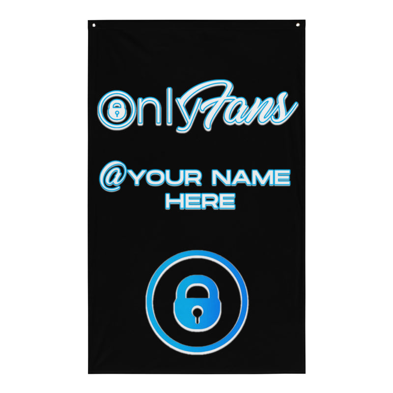 Personalized Custom ONLYFANS Flag - Attire T LLC