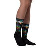 God Body with Chakra Colors Socks