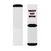Crazy Cat Bitch Socks - Attire T