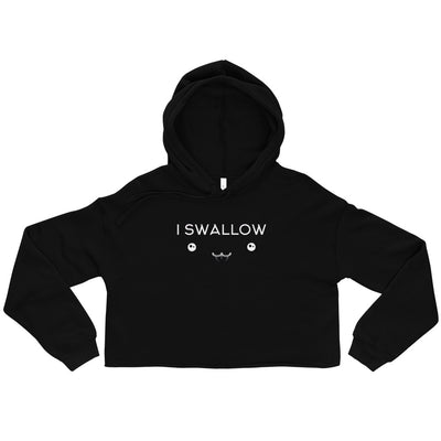 I Swallow Crop Hoodie - Attire T