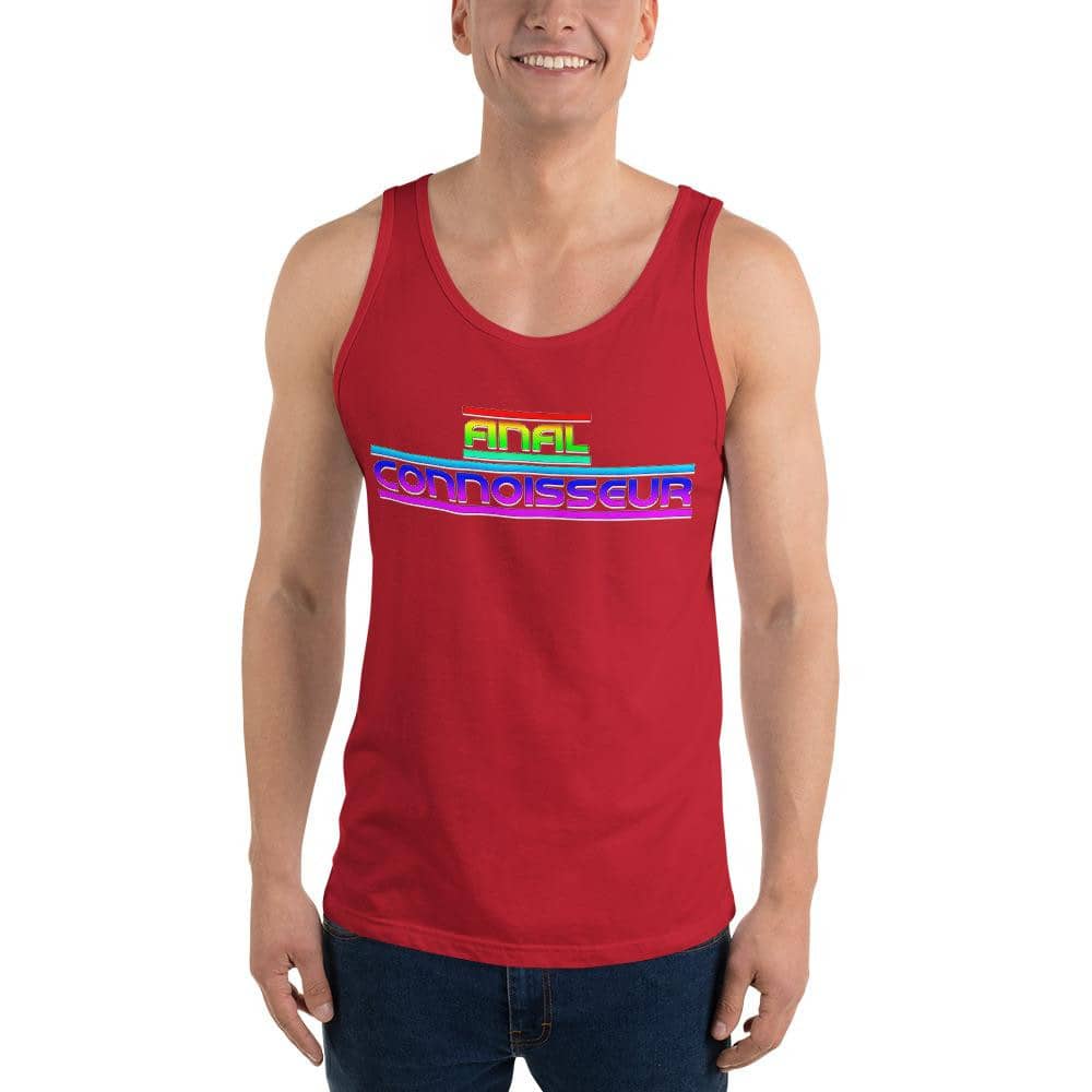Anal Connoisseur in Rainbow Tank Top - Attire T