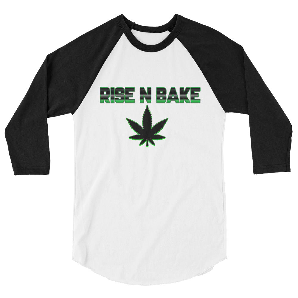 Rise N Bake 3/4 sleeve raglan  shirt - Attire T