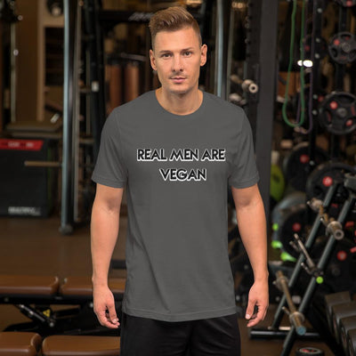 Real Men are Vegan Short-Sleeve T-Shirt - Attire T