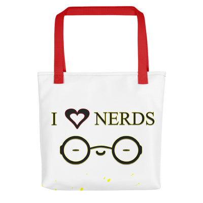 I Heart Nerds Tote Bag - Attire T