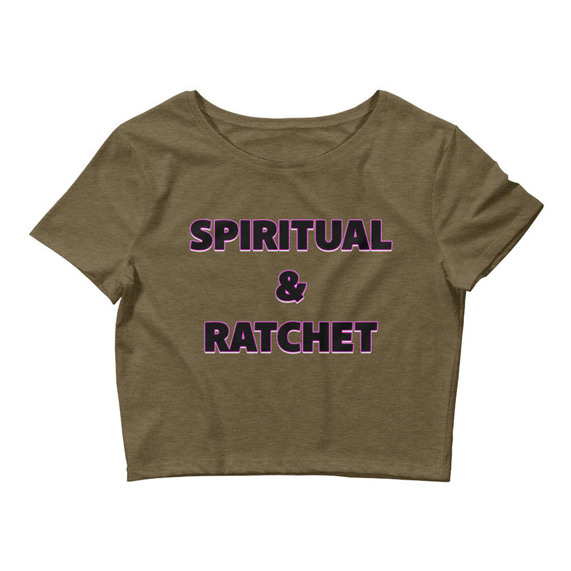 Spiritual and Ratchet Crop Top - Attire T