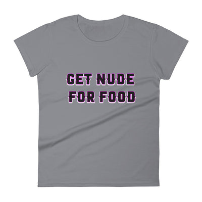 Get Nude for Food t-shirt - Attire T