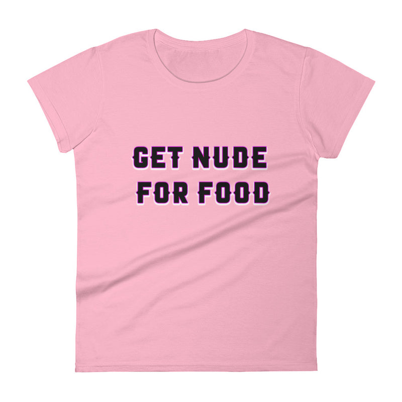 Get Nude for Food t-shirt - Attire T