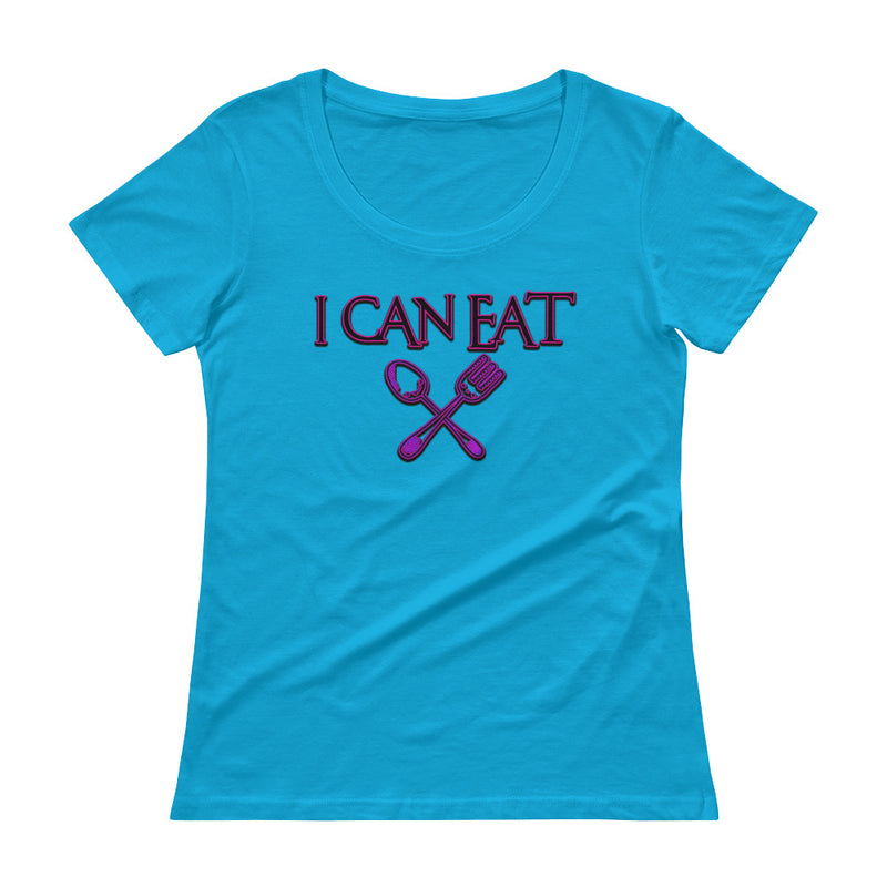 I Can Eat Scoopneck T-Shirt - Attire T