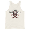 I Will Not Comply Tank Top - Attire T