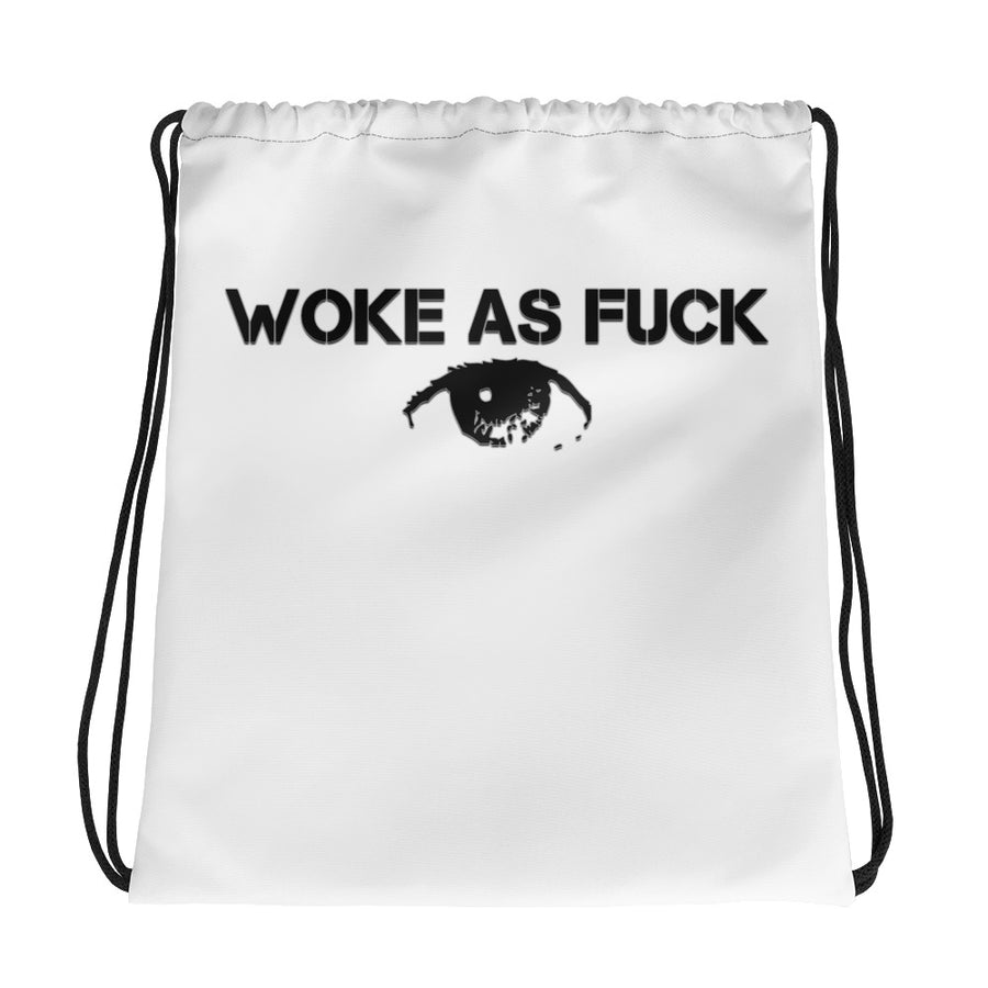Woke As Fuck Drawstring bag - Attire T